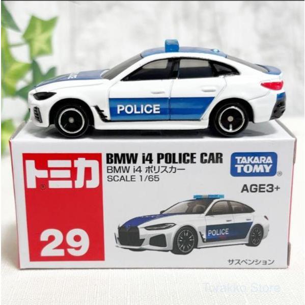 รถโมเดลสเกล 1:64 ปิดผนึกใหม่ ไมก้า ยี่ห้อ เบอร์ใหญ่ เบอร์ 29 BMW i4 Police Car ใหม่เอี่ยม ซีลสวย