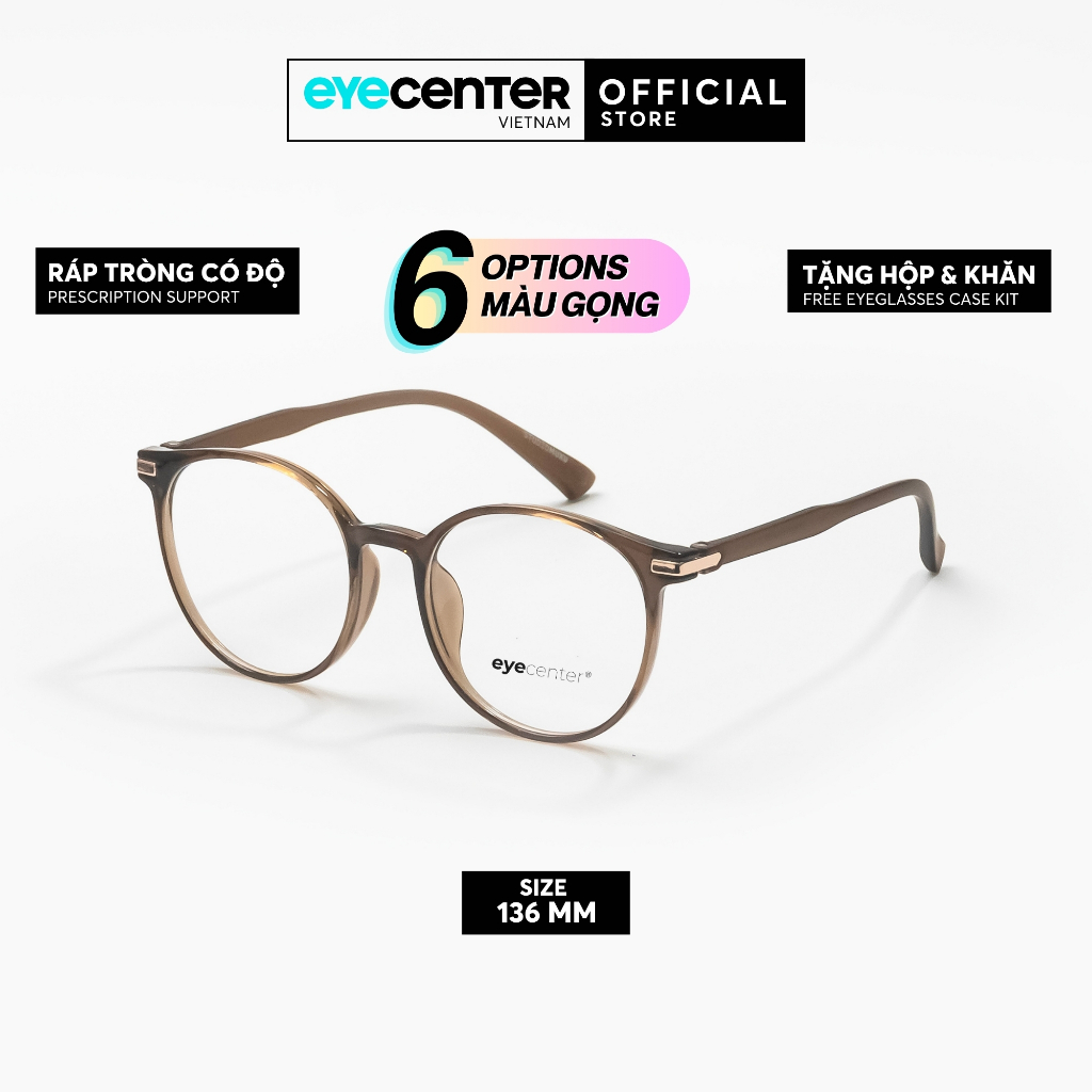 EYECENTER B220S กรอบแว่นตาสําหรับผู้ชายและผู้หญิงทําจากพลาสติกน้ําหนักเบาพิเศษนําเข้าจาก Eye Center 