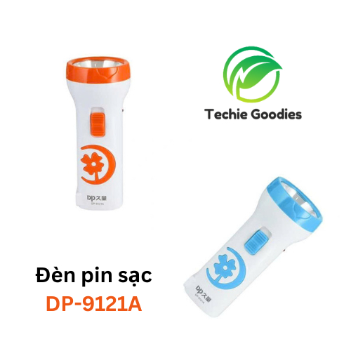 DP ไฟฉายมือถือสว่างเป็นพิเศษ (DP-9121A) - ไฟฉาย LED แบบชาร์จไฟได้มัลติฟังก์ชั่น - แบตเตอรี่แบบชาร์จไ
