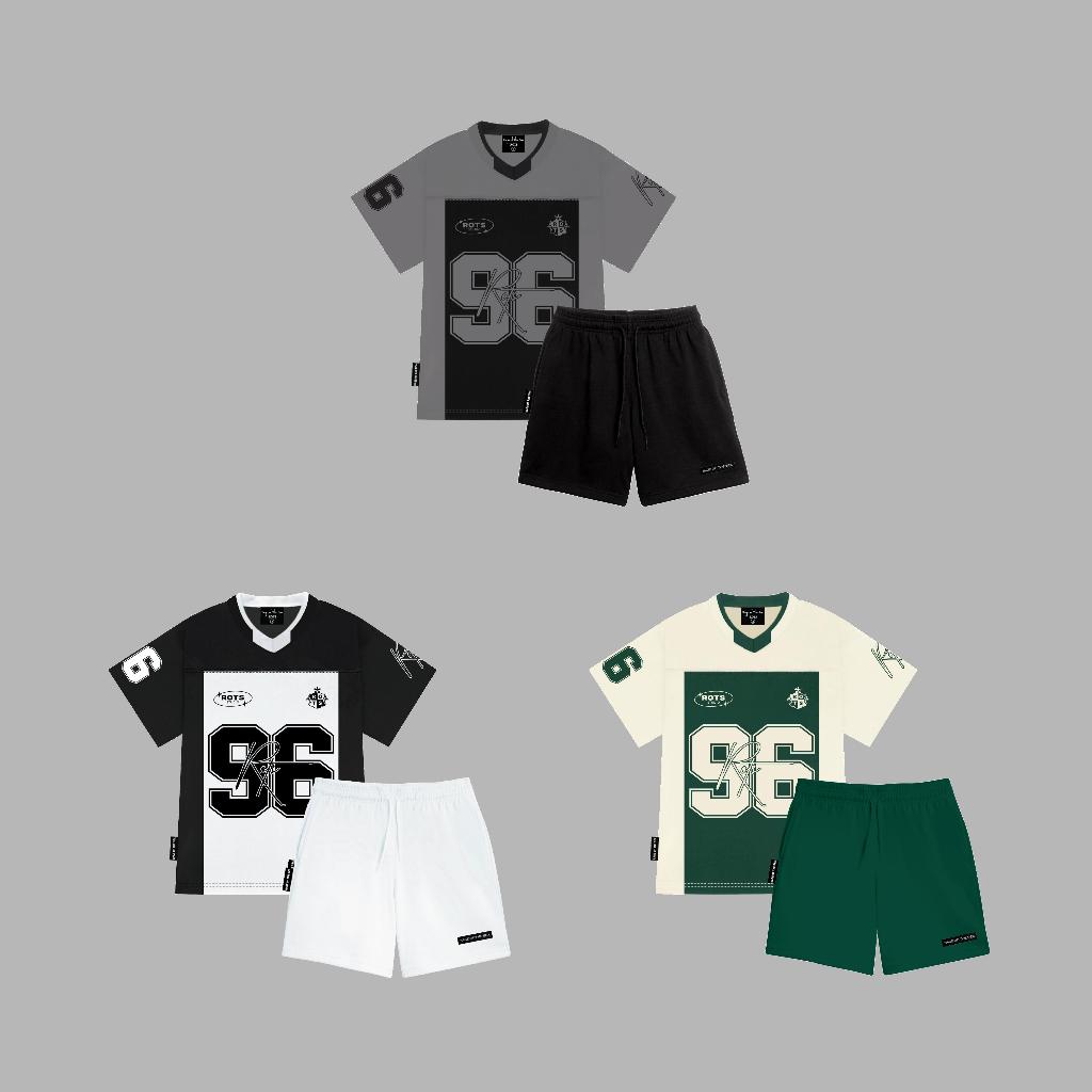 UNISEX FORMAN RAGE OF THE SEA STREETWEAR SET(ROTS STUDIO)-"96 FOOTBALL SET (เสื้อและกางเกง)"