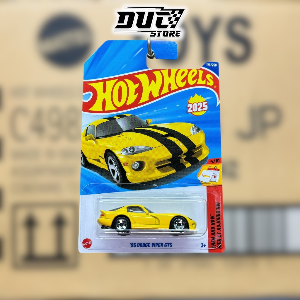 Ducstore รถโมเดล JBB95 Hot Wheels 96 Dodge Viper GTS - basic P case 2025