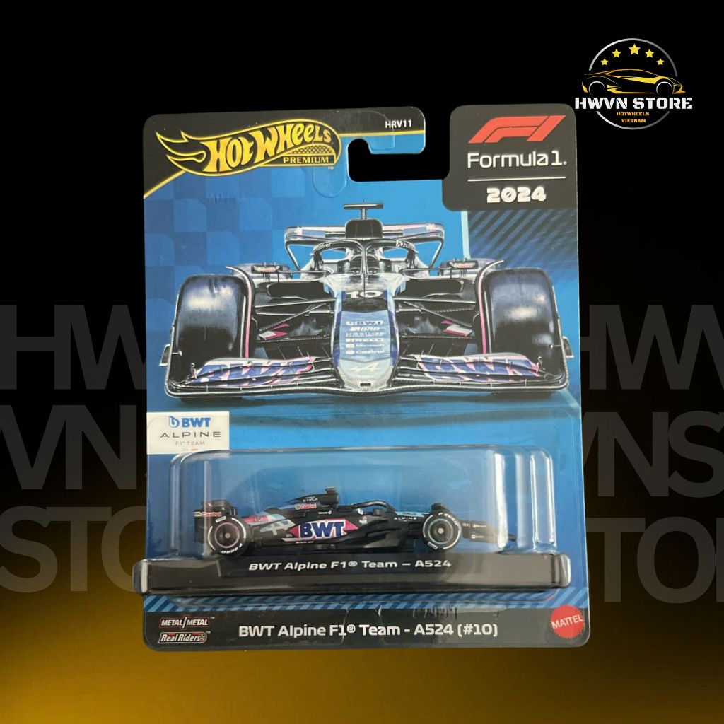 Hotwheels Premium F1 BWT Alpine F1 Team Model Car - A524 (10)