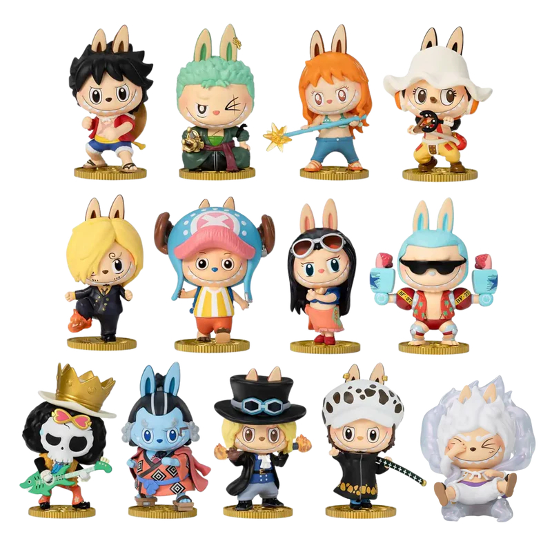 Vu Tri ba shop 10cm [Ho Chi Minh Express] โมเดลตัวละคร Labubu - The Monsters x One Piece Series