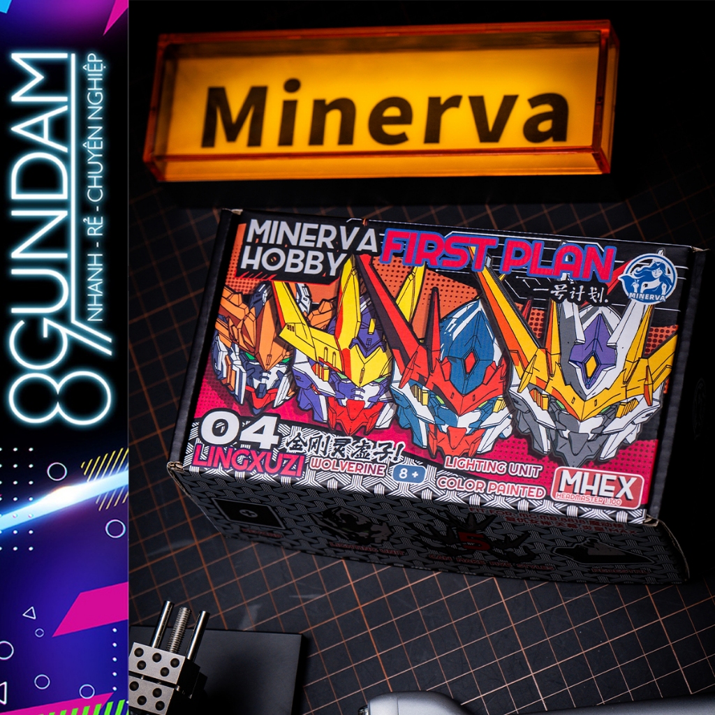 [COMING SOON] ชุดอุปกรณ์เสริมหัวเปลี่ยนสําหรับ 1/100 Barbatos/ Nemesis/ Sky Defender Minerva Hobby F