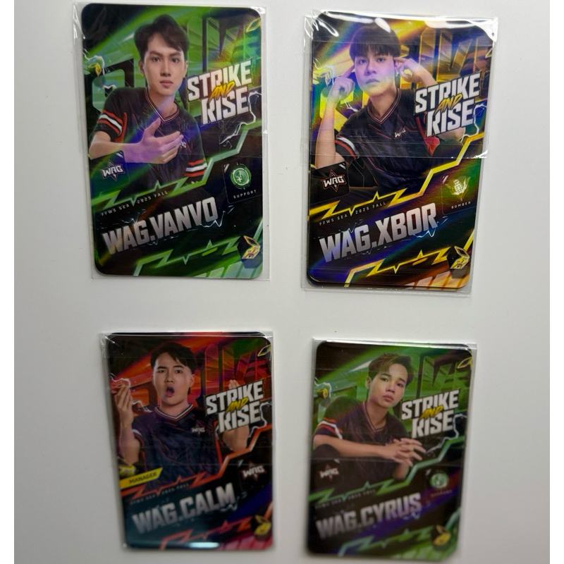 WAG โฮโลแกรม WAGS Free Fire โดย Garena Corner Card