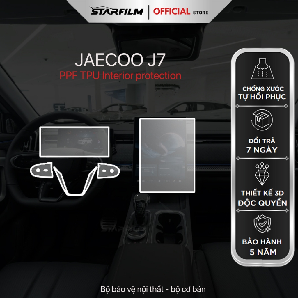 JAECOO J7 PPF TPU STARFILM ที่รักษาตัวเอง