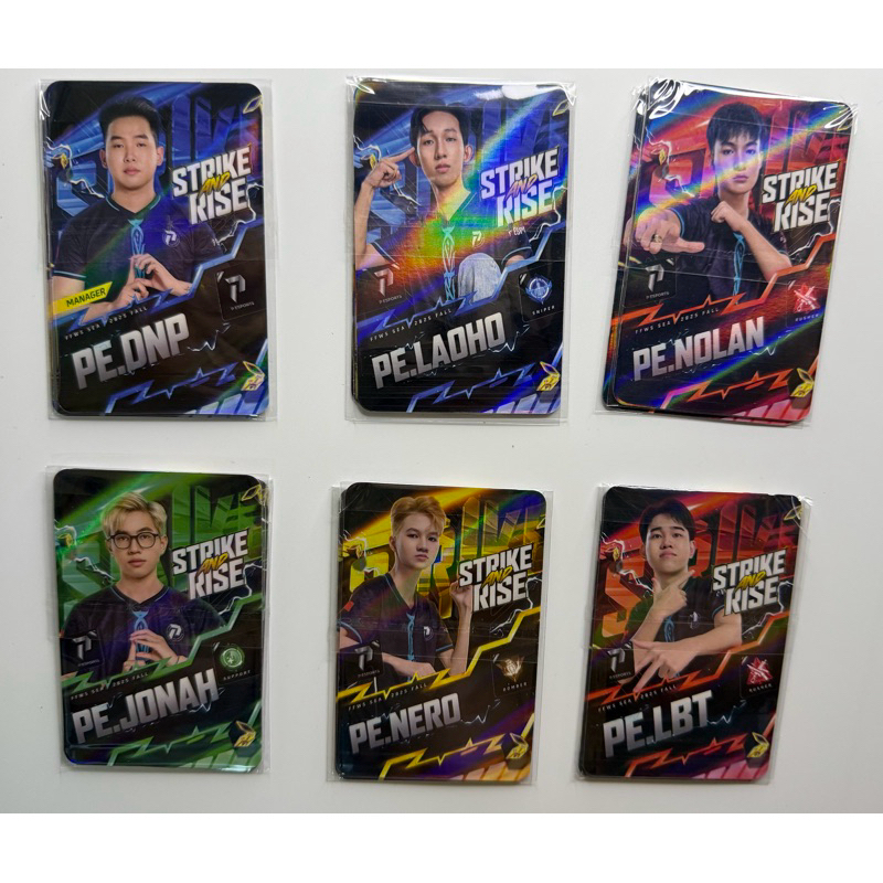 ทีมโฮโลแกรม PE P Esports Free Fire โดย Garena Corner Card