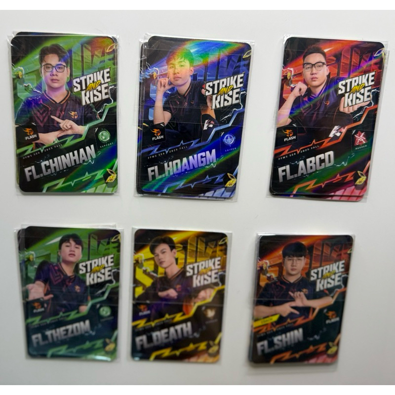 FL Team FLASH การ์ดมุมโฮโลแกรมไฟฟรีโดย Garena