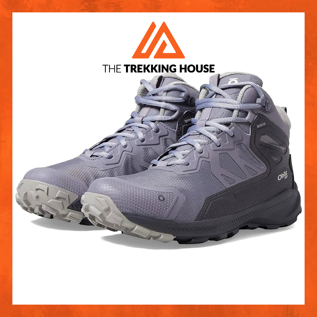Oboz Katabatic Mid B-DRY W รองเท้าเดินป่ากันน้ํา – รองเท้าผ้าใบกลางแจ้ง