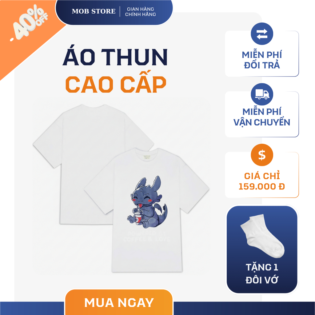 เสื้อยืด Unisex Stick MOBI13_MOB Store