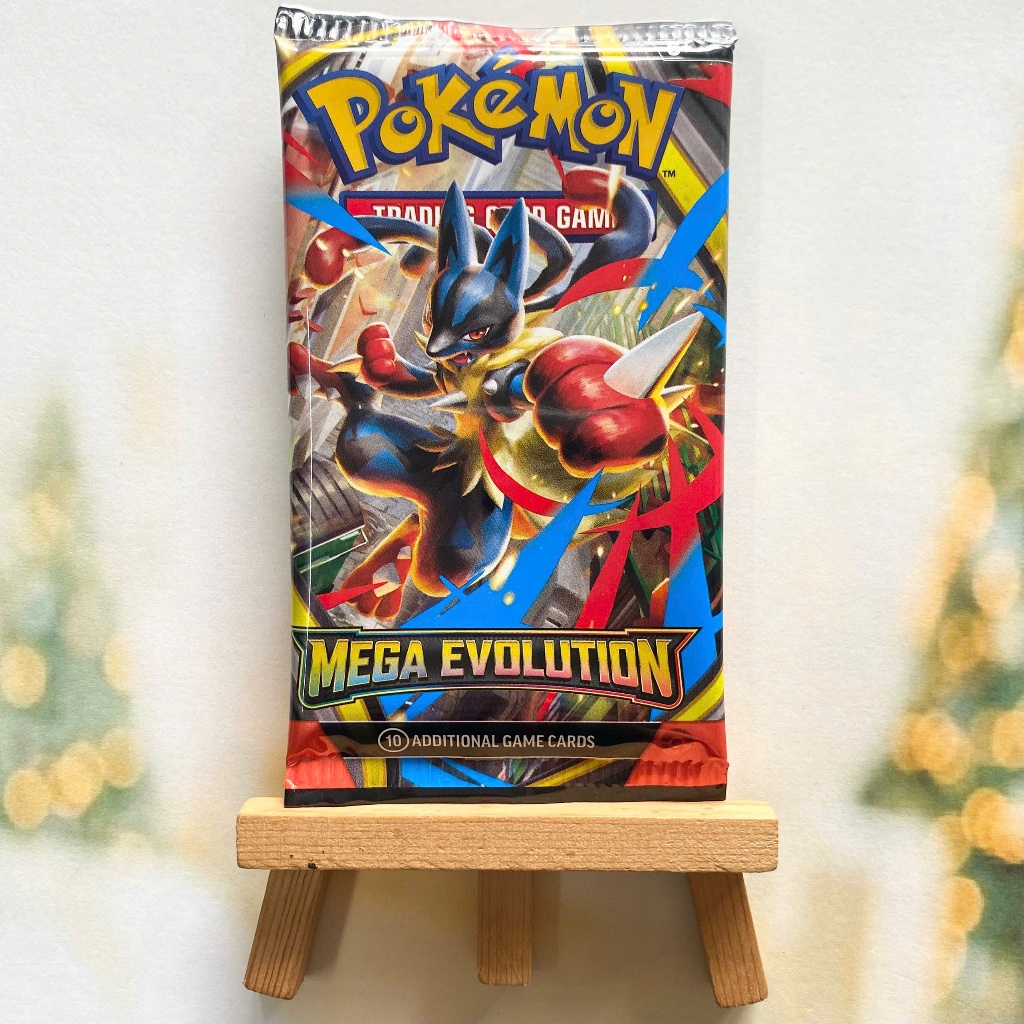 Mega Evolution Booster Pack ภาษาอังกฤษ - Mega Evolution Pokemon TCG Series Card Bag