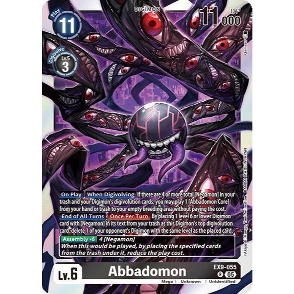 Digimon Card Code EX9-055 - Abbadomon - Digimon - Rare