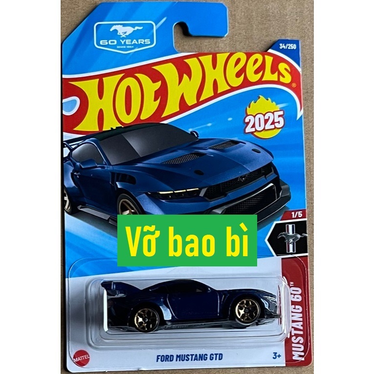 Hot Wheels รถโมเดล Ford Mustang GTD