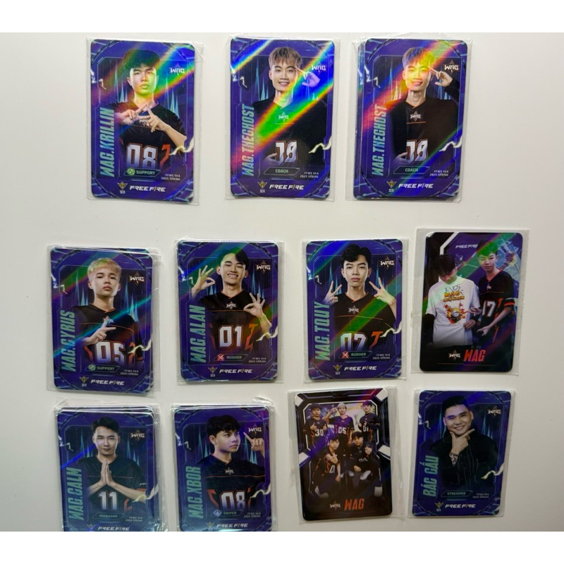 ทีม WAG โฮโลแกรม WAGS Garena ฟรีการ์ดมุมไฟ