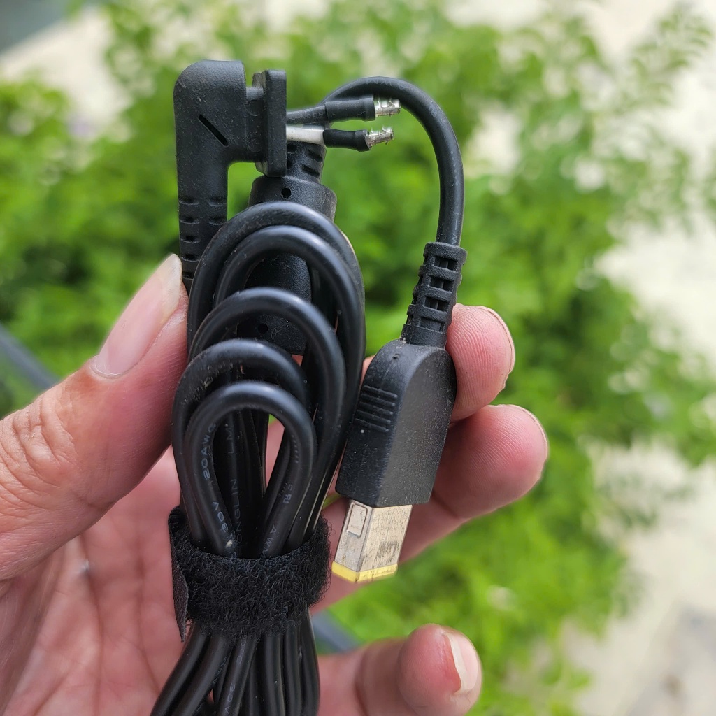 สายชาร์จ Lenovo 45w 90w 170w มาตรฐาน 1.8m สายไฟใหญ่