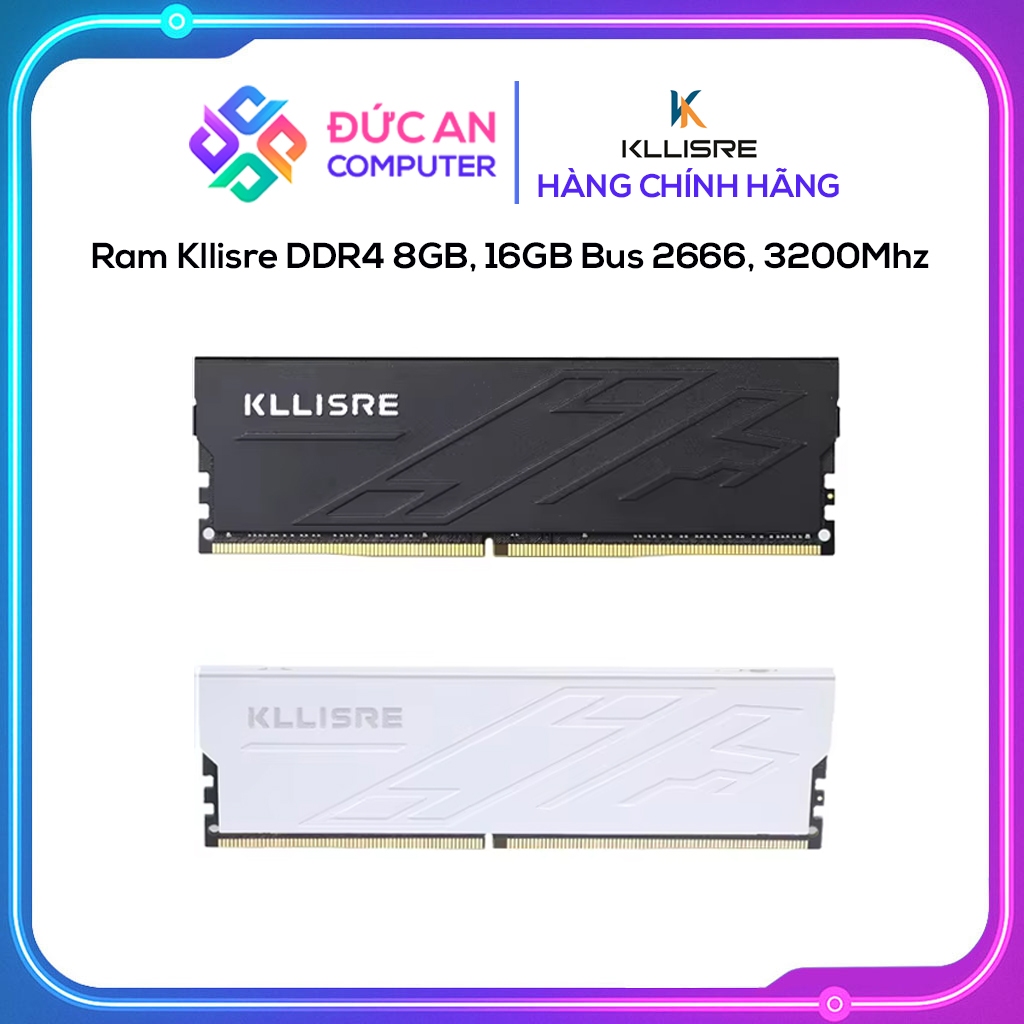 Ram Kllisre DDR4 8GB / 16GB - 2666 / 3200Mhz