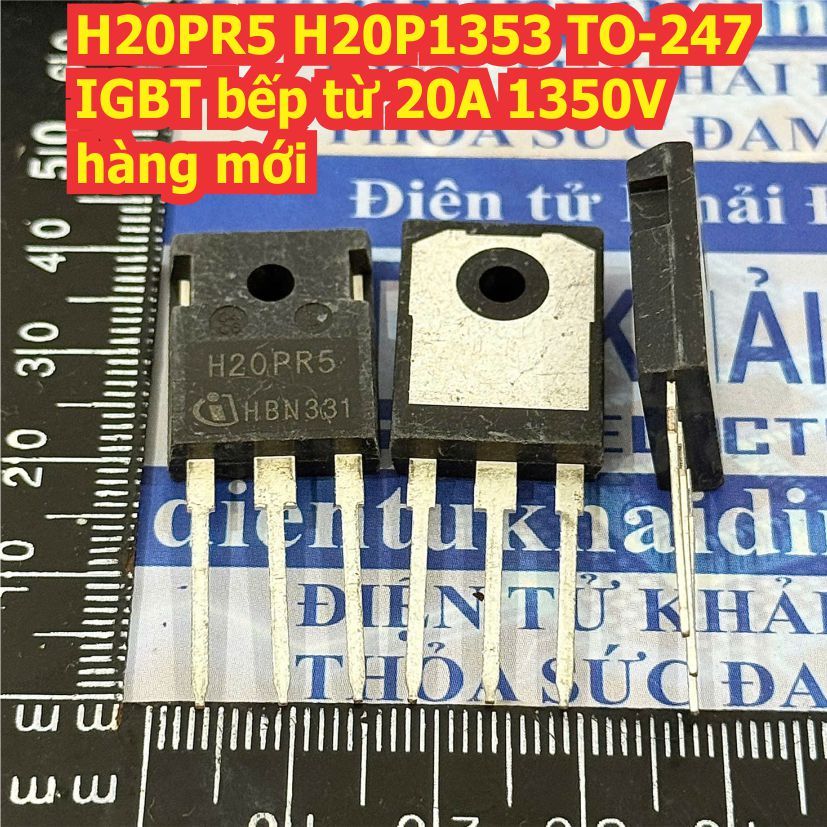 2 ชิ้น H20PR5 20PR5 TO-247 เตาแม่เหล็กไฟฟ้า IGBT 20A 1350V kde7253