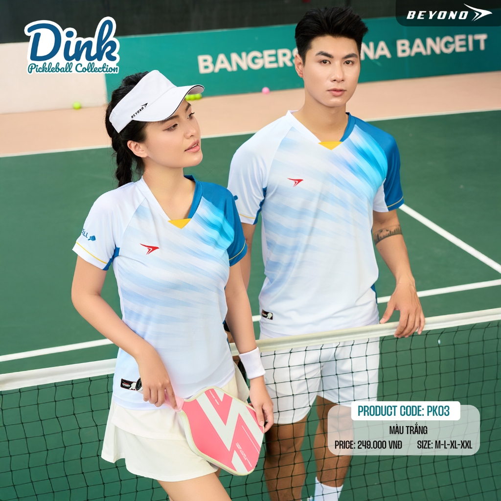 Beyono PK03 เสื้อโปโลกีฬาผู้ชาย/หญิง - Vin Sport