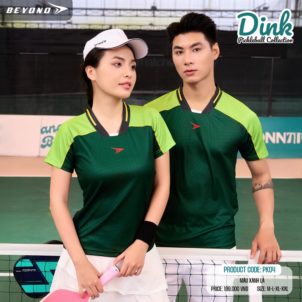 Beyono PK04 เสื้อโปโลกีฬาผู้ชาย/หญิง - Vin Sport