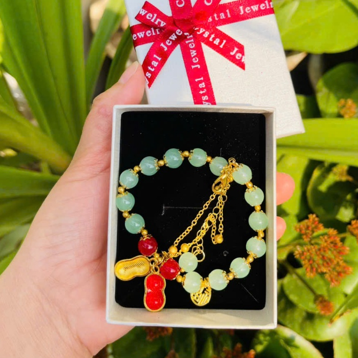 สร้อยข้อมือถั่วนําโชคเป็นของขวัญที่มีความหมาย (TR020TS89)