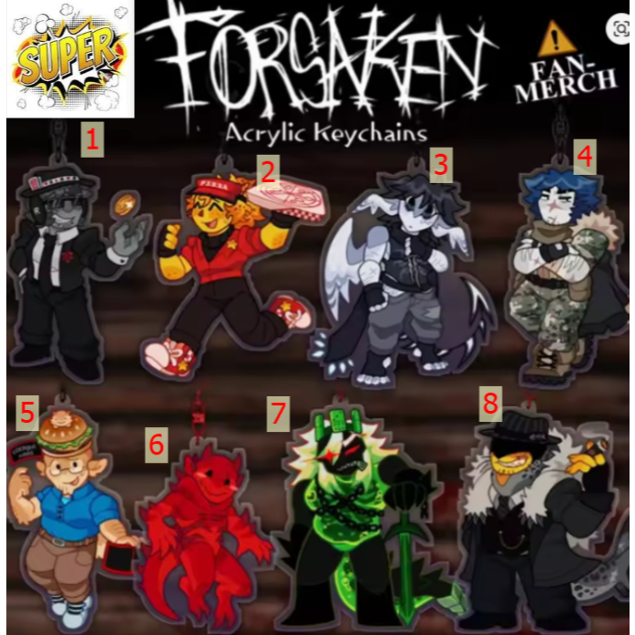 Forsaken-Keychains: โอกาส, elliot, สองครั้ง