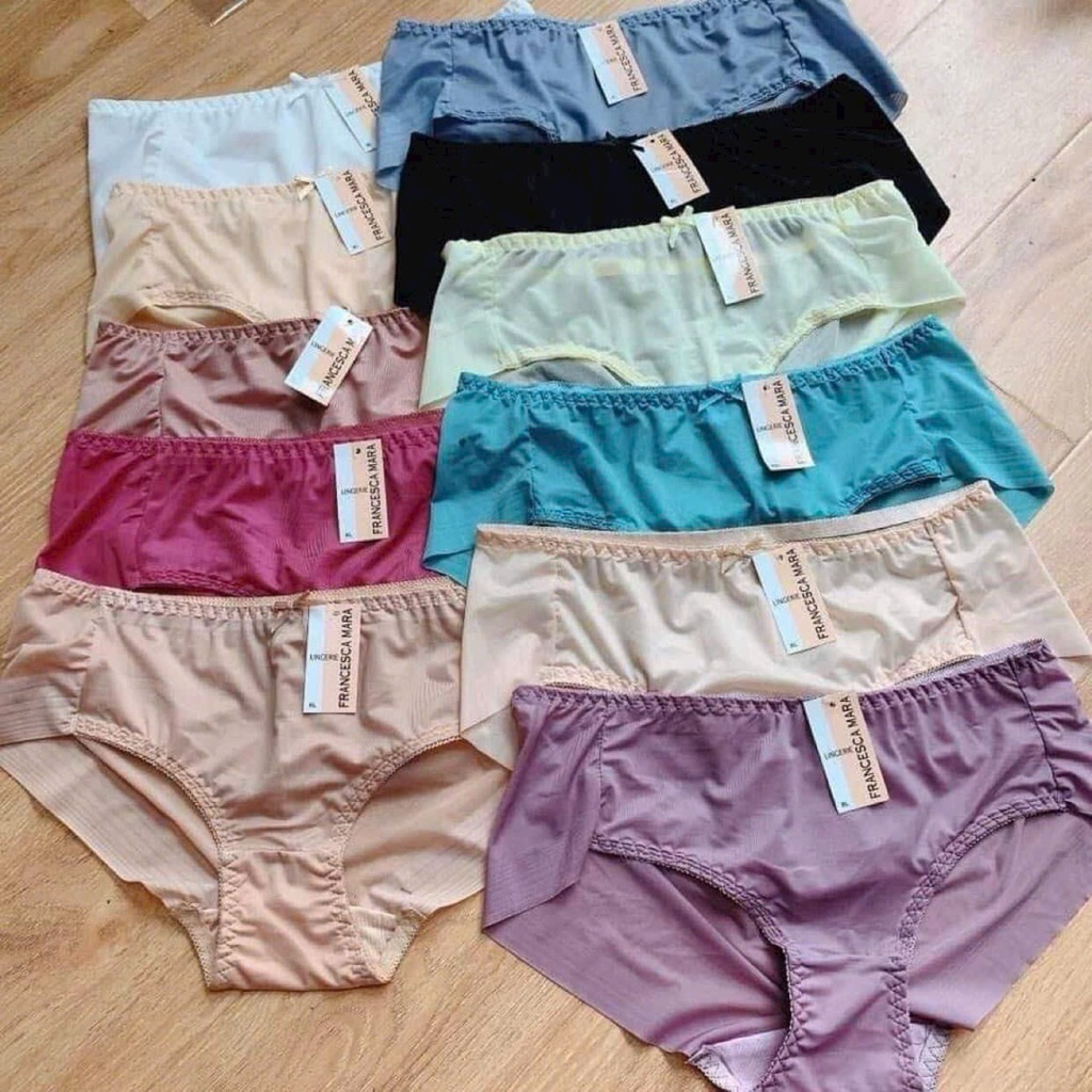 ชุดชั้นในสตรีไม่มีเส้นและไม่มีเส้นความยืดหยุ่นที่ดีSET OF 5 PANTS 10 PANTS: size: ML XL 2XL 3XL