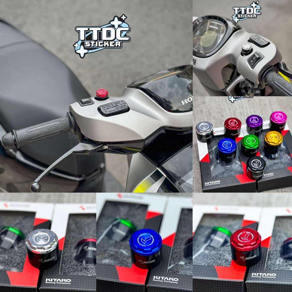 KITACO CNC Stylo160 /Giorno /Scoopy 2025 ฝาครอบกระจก