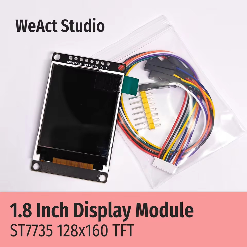 WeAct จอภาพ TFT ขนาด 1.8 นิ้ว ST7735
