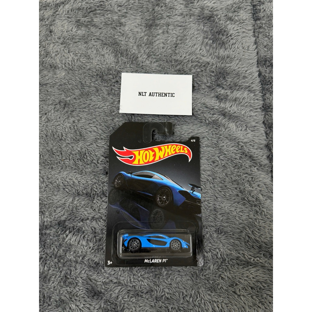 Blue Hotwheels Mclaren P1