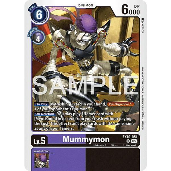 Digimon Card Code EX10-051 - Mummymon - Digimon - Uncommon