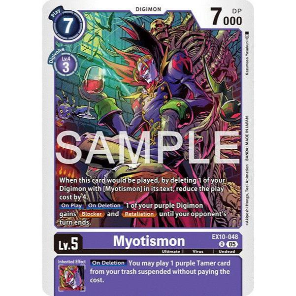 Digimon Card Code EX10-048 - Myotsmon - Digimon - Rare