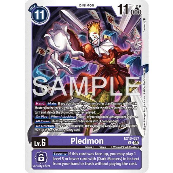 Digimon Card Code EX10-057 - Piedmon - Digimon - Rare