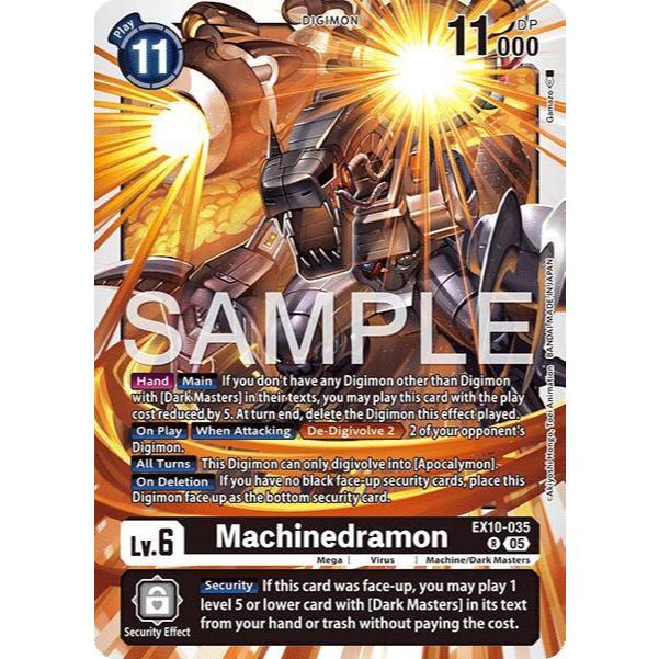 Digimon Card Code EX10-035 - Machinedramon - Digimon - Rare