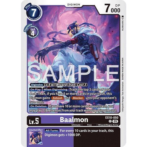 Digimon Card Code EX10-050 - Baalmon - Digimon - Common