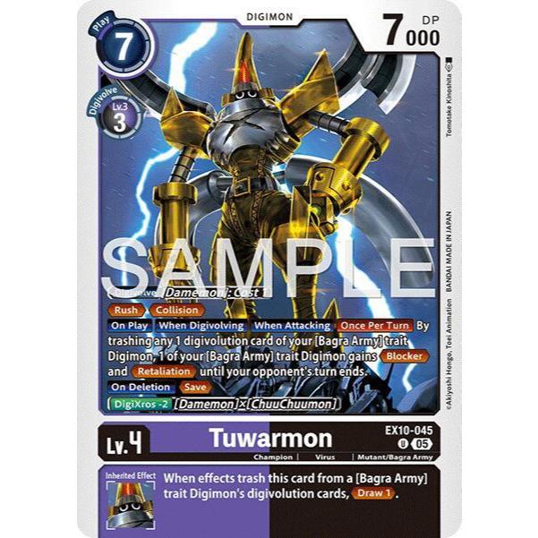 Digimon Card Code EX10-045 - Tuwarmon - Digimon - Uncommon
