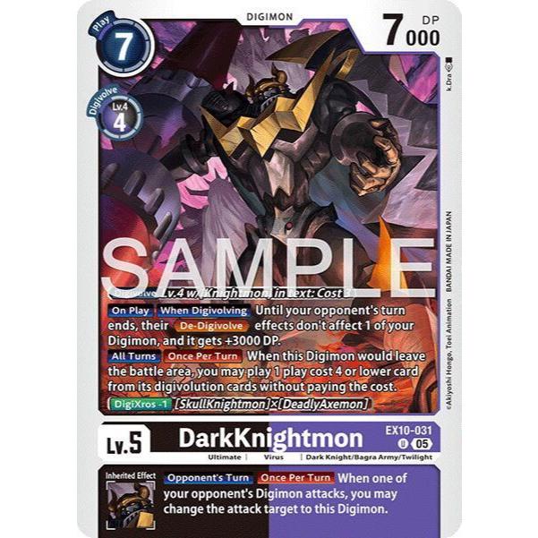 Digimon Card Code EX10-031 - DarkKnightmon - Digimon - Uncommon