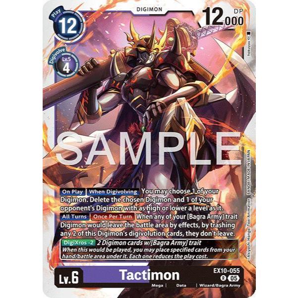 Digimon Card Code EX10-055 - Tactmon - Digimon - Rare