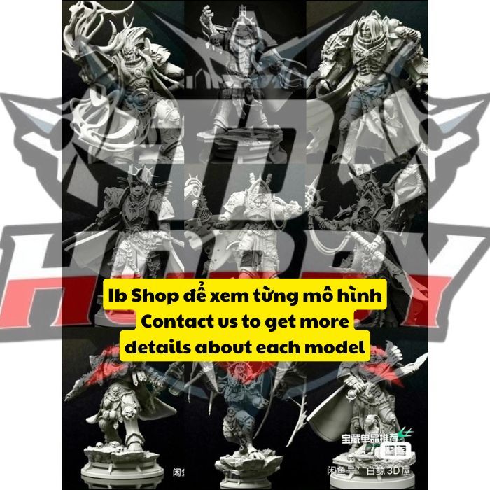 W@r h4mmr 40 พันเรซิ่น 3D พิมพ์รุ่น Supreme Leader Pr1m@ck เวอร์ชั่นเล็กประมาณ 5cm (มีให้เลือกหลายแบ