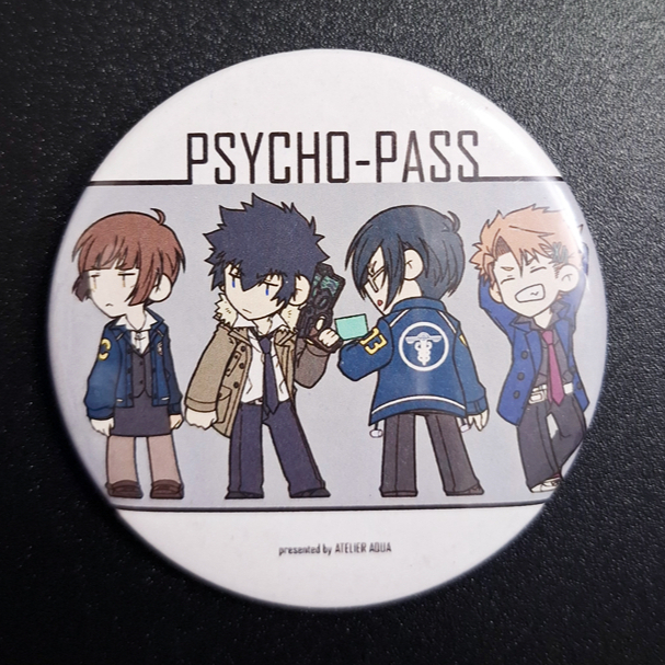 ป้ายอนิเมะ Psycho-Pass ของแท้จากญี่ปุ่น (df)