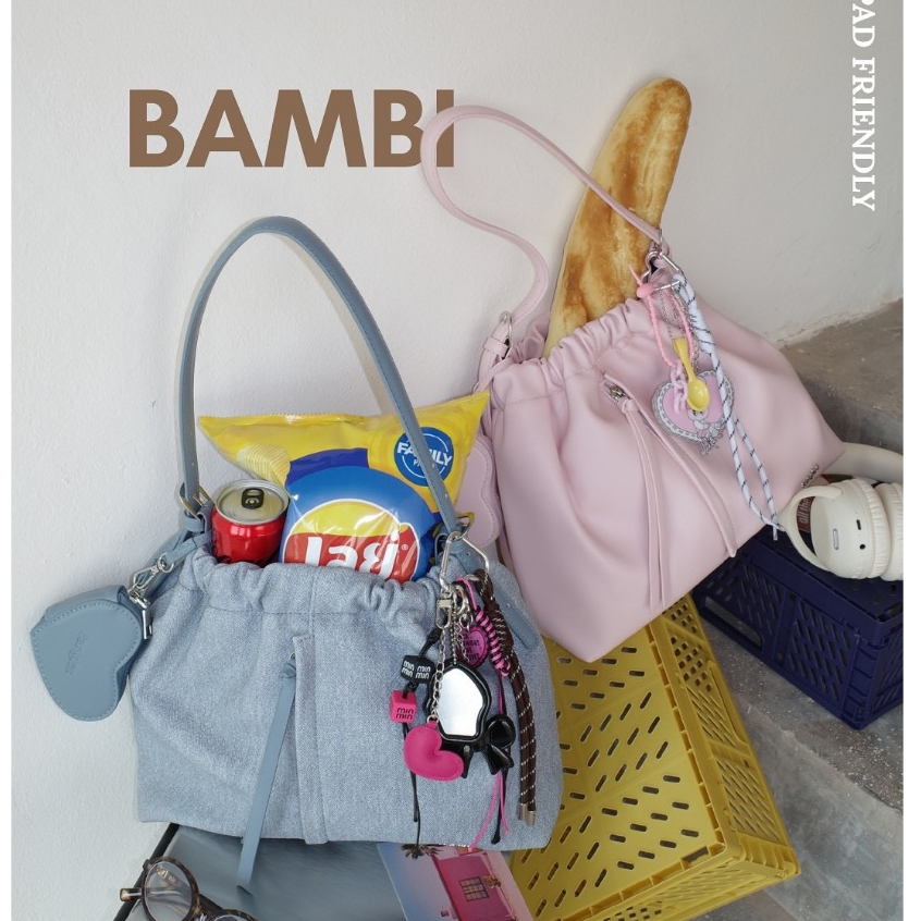 [AVAILABLE] กระเป๋าสะพาย 8angles Bambi 14 นิ้วพร้อมกระเป๋าสตางค์หัวใจเพื่อพอดีกับ Ipad สําหรับโรงเรี