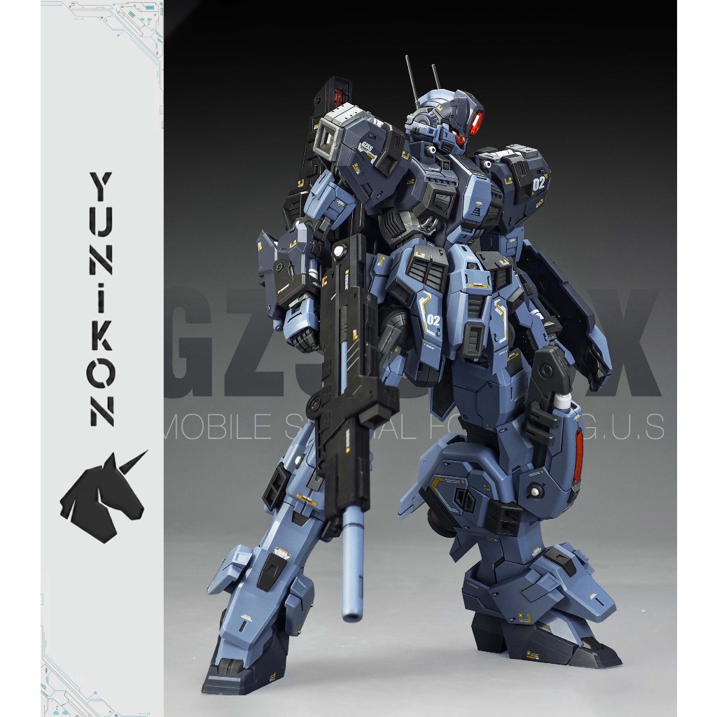 ZZA 1/100 GZSS-OX GUS Assembly Model (รวมเอฟเฟกต์, รูปลอกน้ํา, โบนัสอะไหล่ใส)
