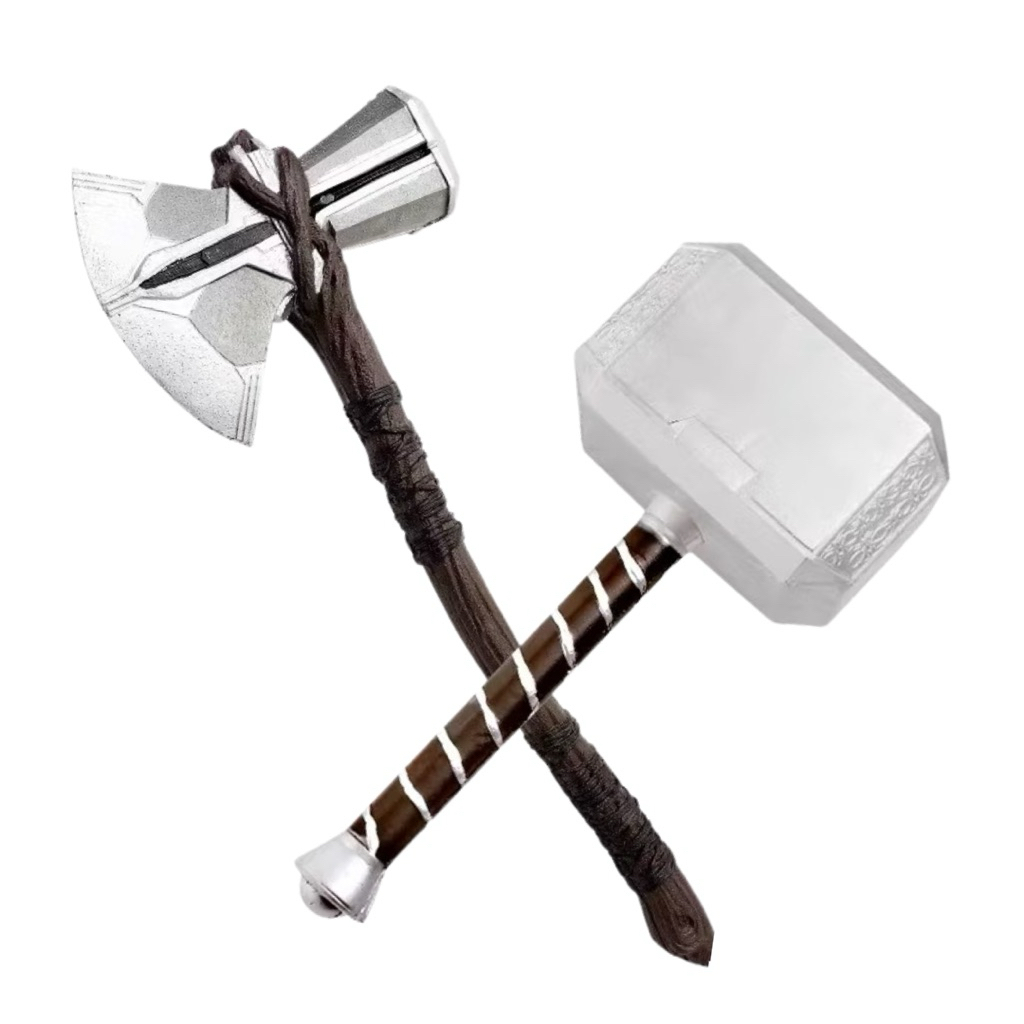 Thor hammer ของเล่นพลาสติกสําหรับเครื่องแต่งกายฮาโลวีน