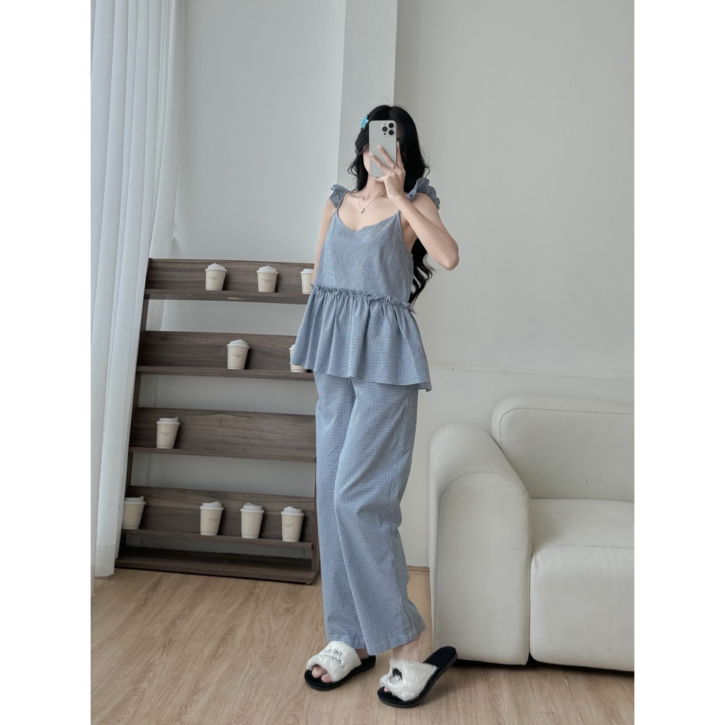 CARO LONG PANTS LADY SET-LONG ชุดอยู่บ้านสําหรับผู้หญิง