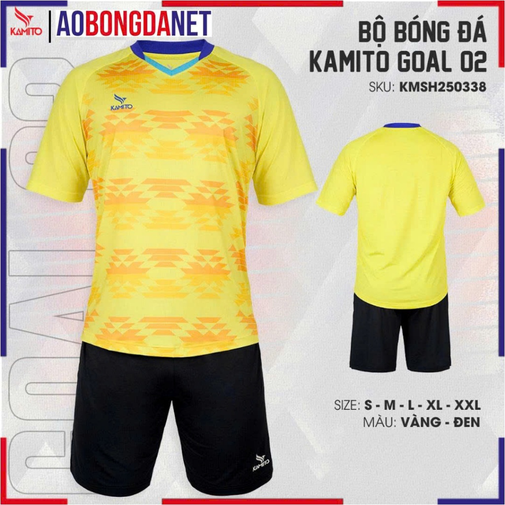 ชุดฟุตบอล Kamito Goal 04 Goal 03 ของแท้ โพลีเอสเตอร์ยืดต่อต้านริ้วรอย 100%