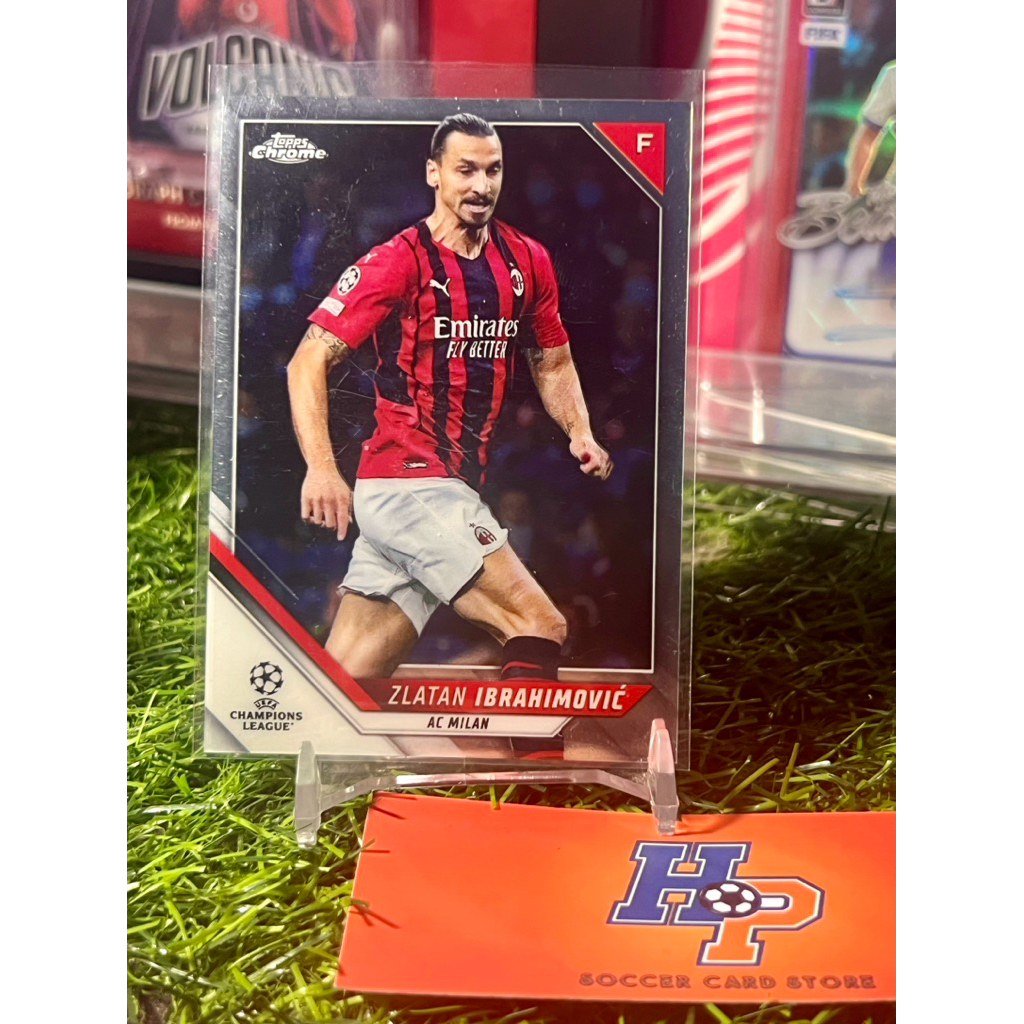การ์ดฟุตบอล Zlatan Ibrahimovic Topps Chrome UCL 2021/22