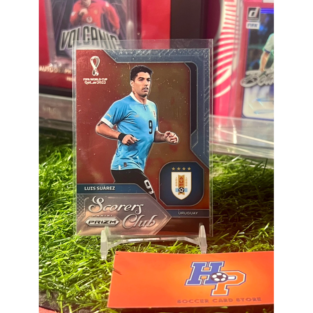 Luis Suarez Scorers Club Panini Prizm WC 2022 การ์ดฟุตบอล