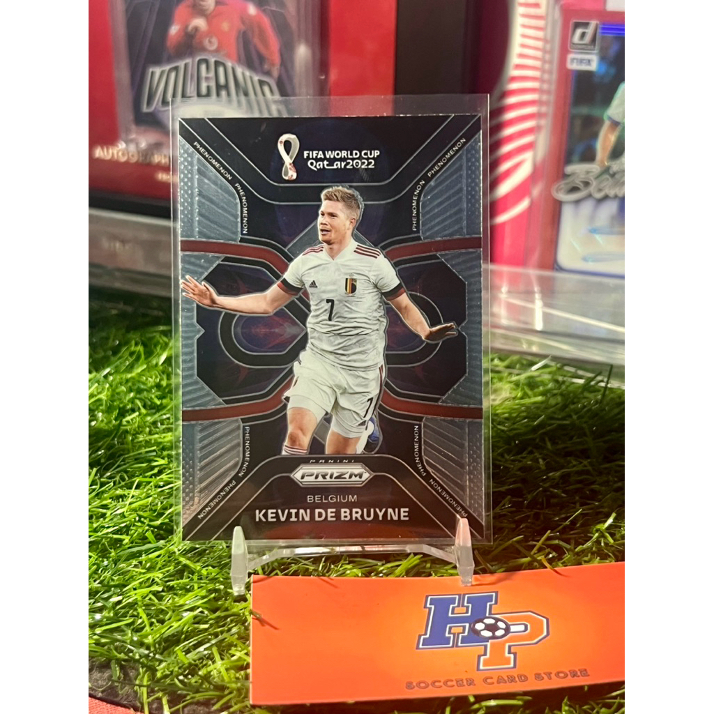 Kevin De Bruyne Phenomenon Panini Prizm WC 2022 การ์ดฟุตบอล