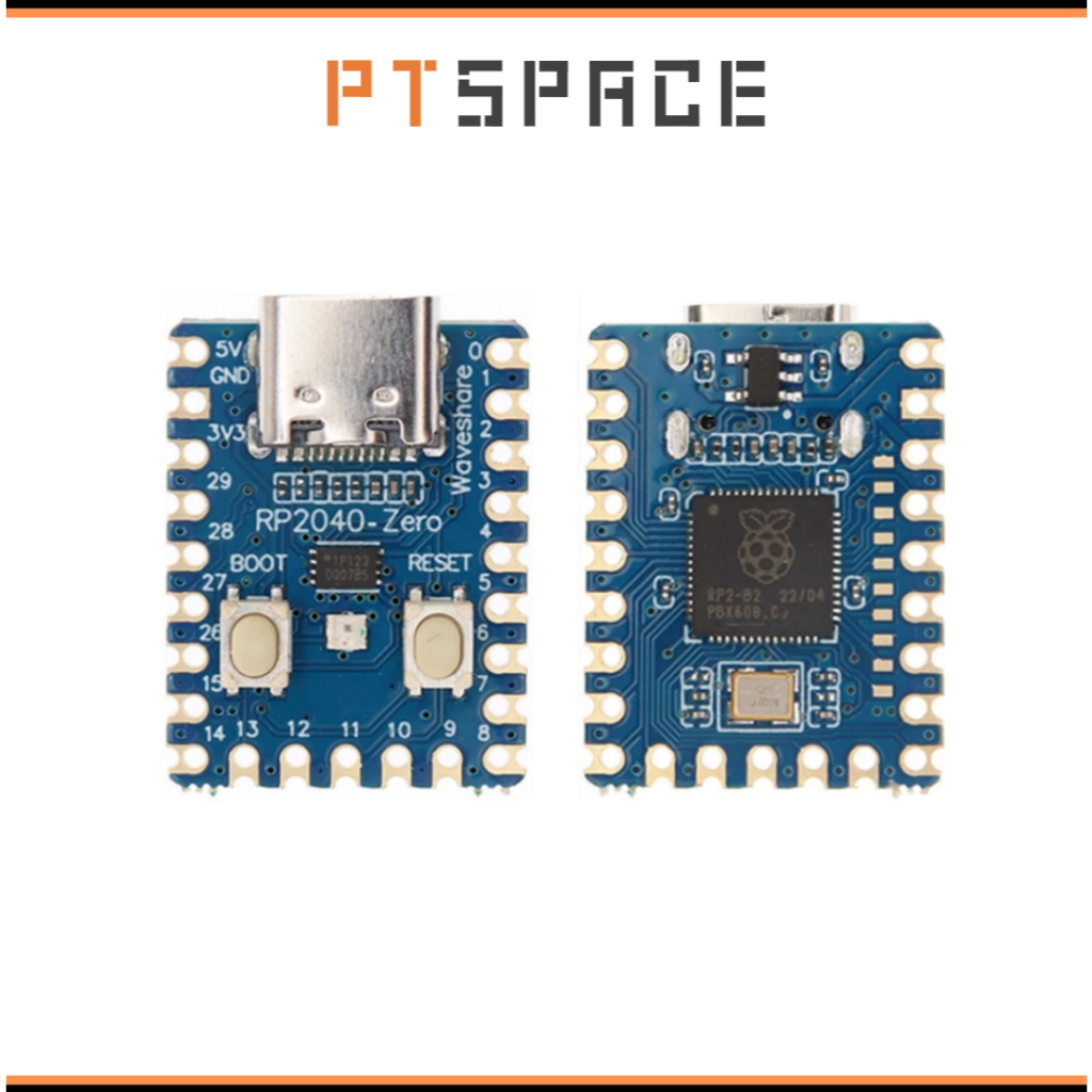 บอร์ดพัฒนา RP2040-Zero Dual Core Cortex M0+ 2MB แฟลช Pi PICO เข้ากันได้กับ