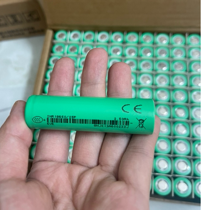 18650 eve 25p ความจุ 2500mah ใหม่แท้ 100%