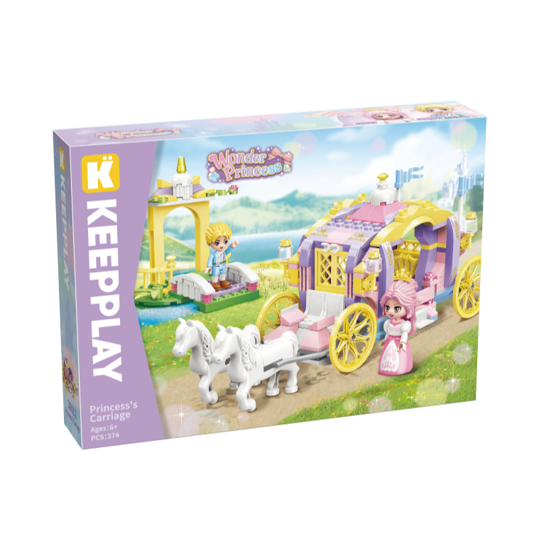 36012 - ชุดปริศนาโมเดล KEEPLAY Princesss Carriage